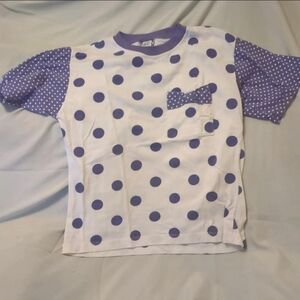 indigo dolka dot t shirt